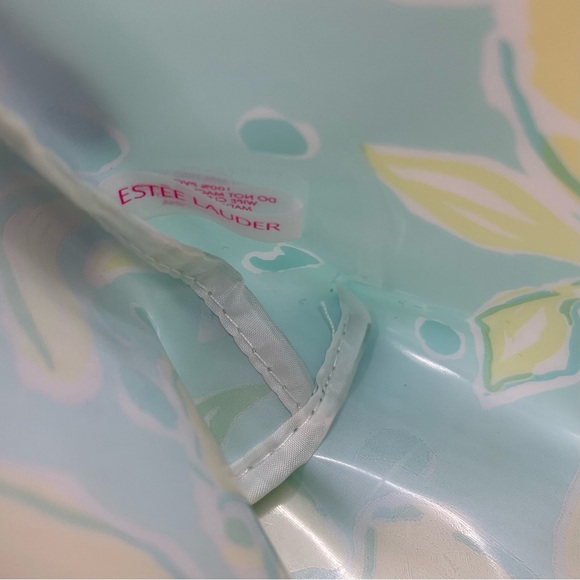 Lily Pulitzer for Estée Lauder Makeup Cosmetic Bag Yellow Lemons Oranges New - Picture 7 of 7